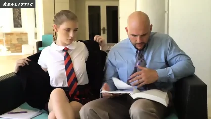 Naughty School Girl Cant Concentrate On Studying Today She Wants Fucking